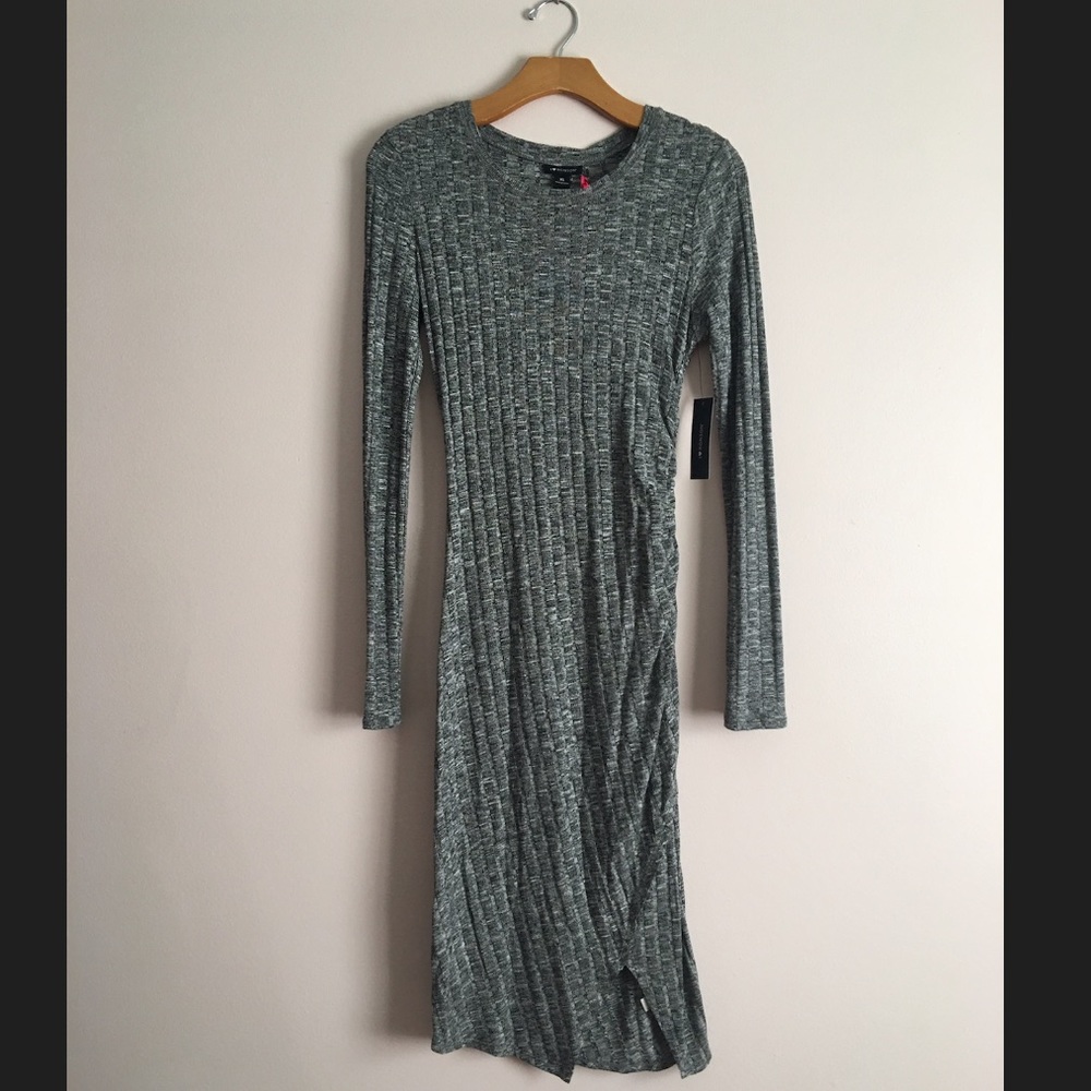 I❤️Ronson Gray Lightweight Sweater Dress NWT